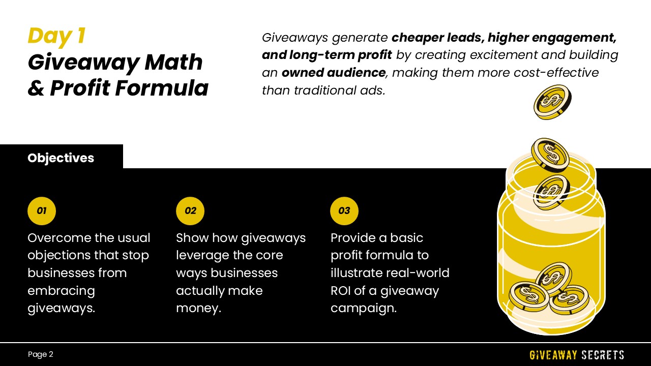 Business growth math formula presentation slide