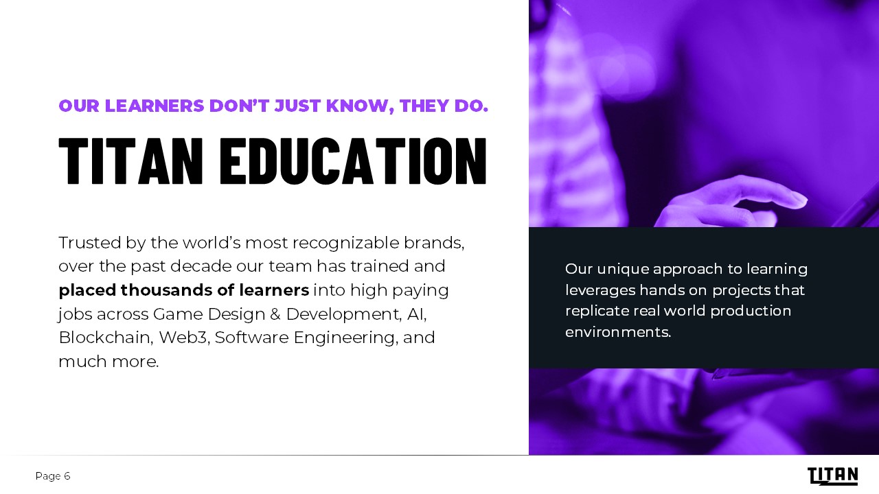 Education sector strategy presentation slide