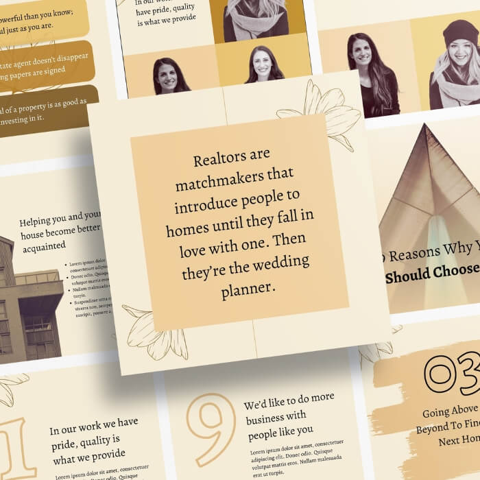Editable Canva templates for realtors’ Instagram and Facebook marketing