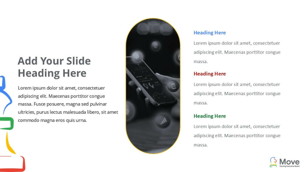 Esports-focused mockup showing mobile gaming controller in action